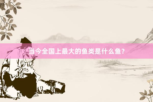 当今全国上最大的鱼类是什么鱼？
